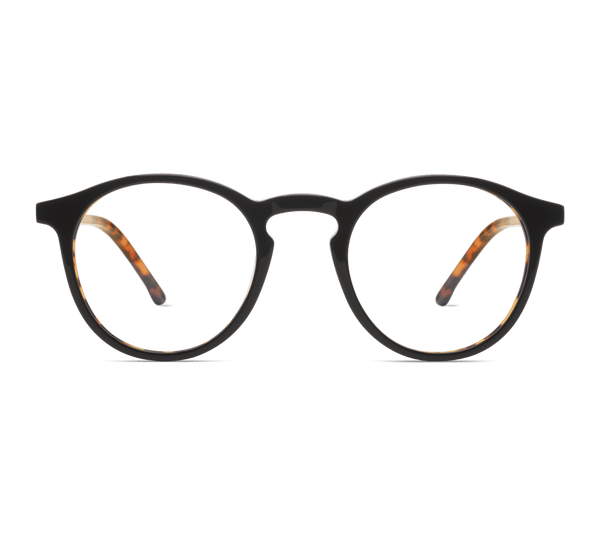 Martin Optical / Black Tortoise Acetate & Blue - Light Lens - Shade Files